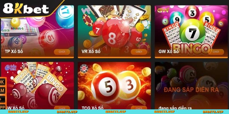 Các hình thức chơi hấp dẫn tại xổ số 8KBET