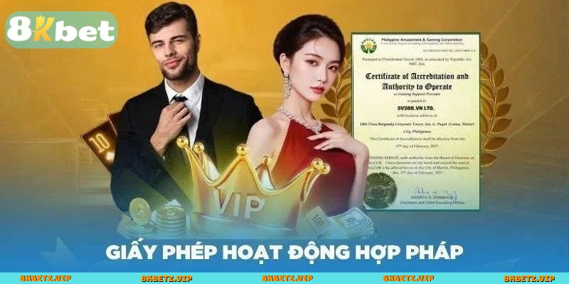 Định nghĩa ngắn gọn về giấy phép hoạt động 8KBET